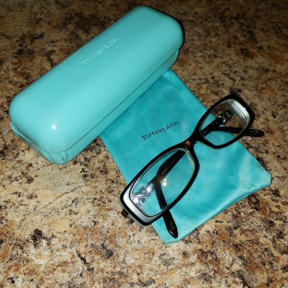 Tiffany glasses and case